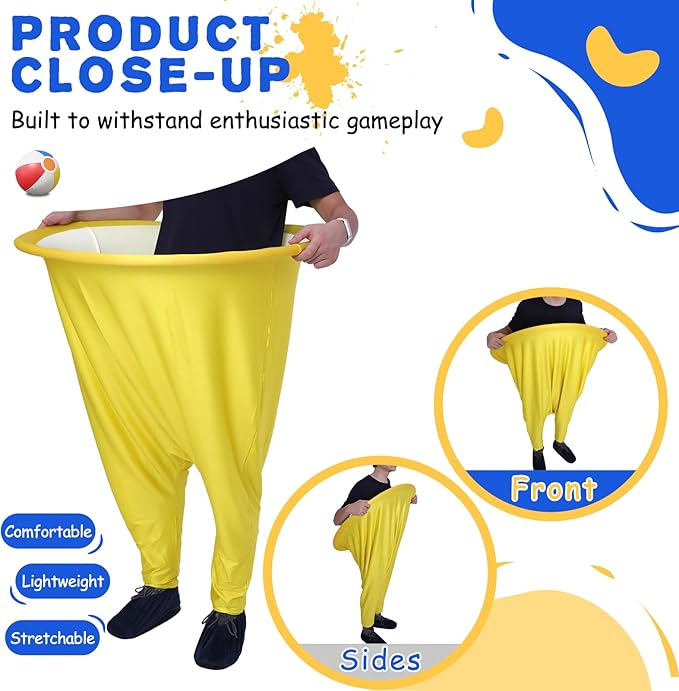 Granny Pants Yard Game, Oversized Granny Pants Outdoor Games,Giant Stretchy Pants, Fun Tossing Games Props for Outdoor Parties, Group Gatherings, Adults and Family