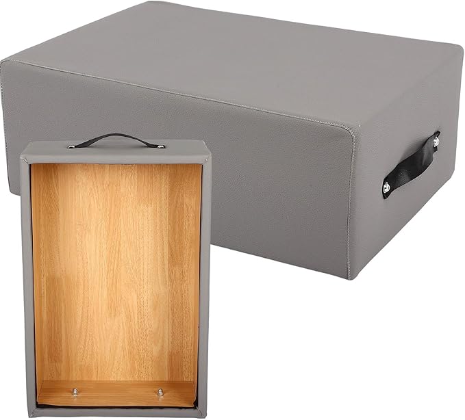 FAHKNS Portable Pilates Reformer Sitting Box, Non-Slip Pilates Sit Boxs for Home Workout, Pilates Exercise Accessories for Pilates Refomer/Board, Posture Correction