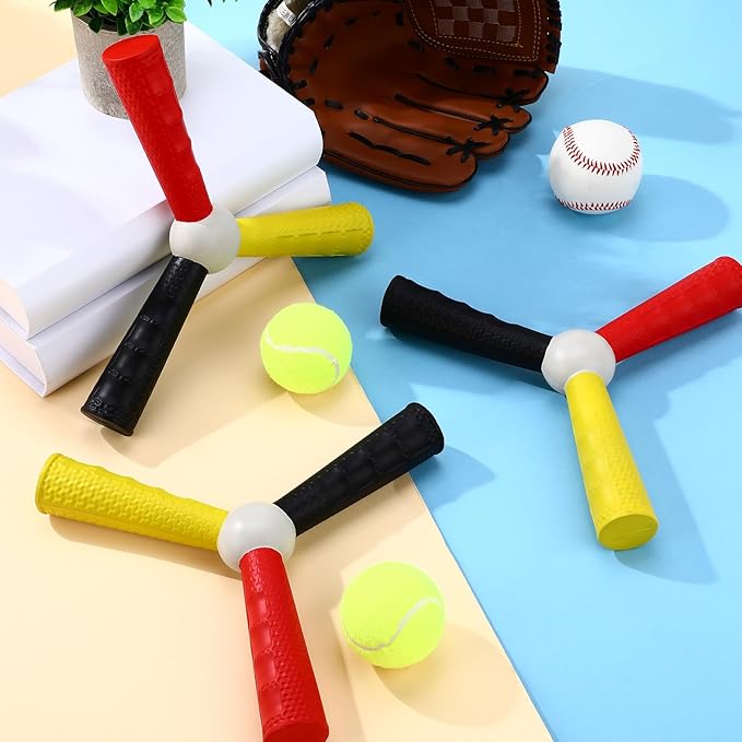 3 Pack Hand Eye Coordination Trainer Reaction Catch Trainer Hand Speed Reflex Challenge Game EVA Foam Reaction Ball Set for Football Basketball Baseball Team Sports, Reflex Agility Training