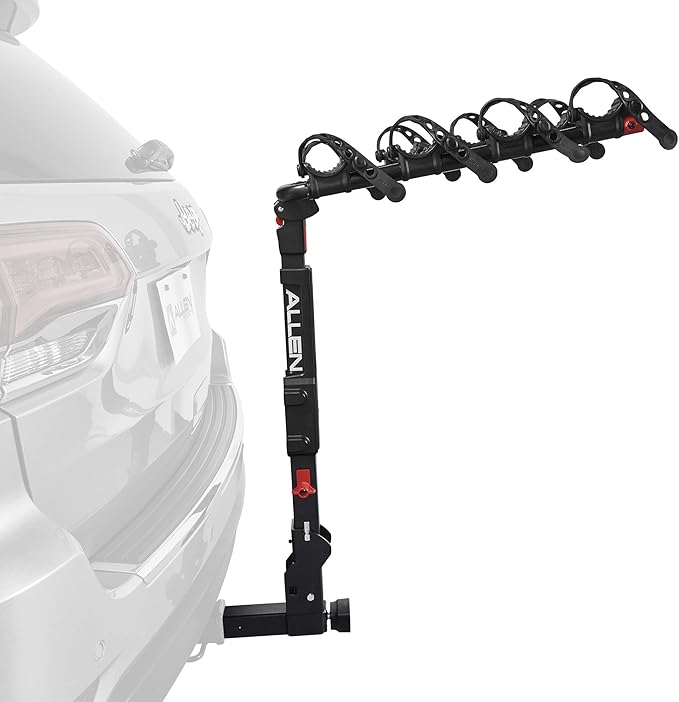 Allen Sports Premier Locking Quick Release 4-Bike Carrier for 2 in. Hitch, Black