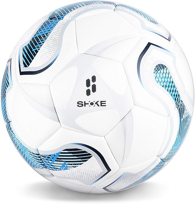SHOKE Soccer Ball Size 5 Official Size Soccer Ball Thermal Bonded Training Slip Resistant