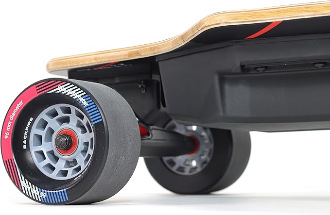 Backfire G5 Electric Skateboard with OLED R5s Remote, Top Speed: 28.5mph, up to 25 Miles Range