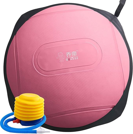 Balance Ball Home Workout Equipment, 27.5/31.5 inch Exercise Ball Balance Trainer, Stability Ball for Exercise, Half Balance Ball Strength Training Equipment for Cardio and Core Training