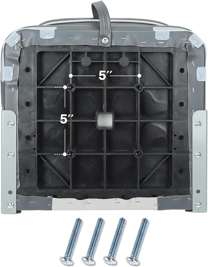 Classic Low Back Fishing Boat Seat with Backrest Folding Boat Chair Marine Bass Jon Boat Seats