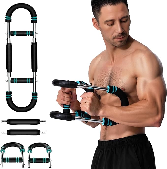 Twister Arm Trainer, Adjustable Resistance Twister Arm Exerciser Chest Exerciser for Men, Portable Chest Workout Equipment Arm Trainer for Men