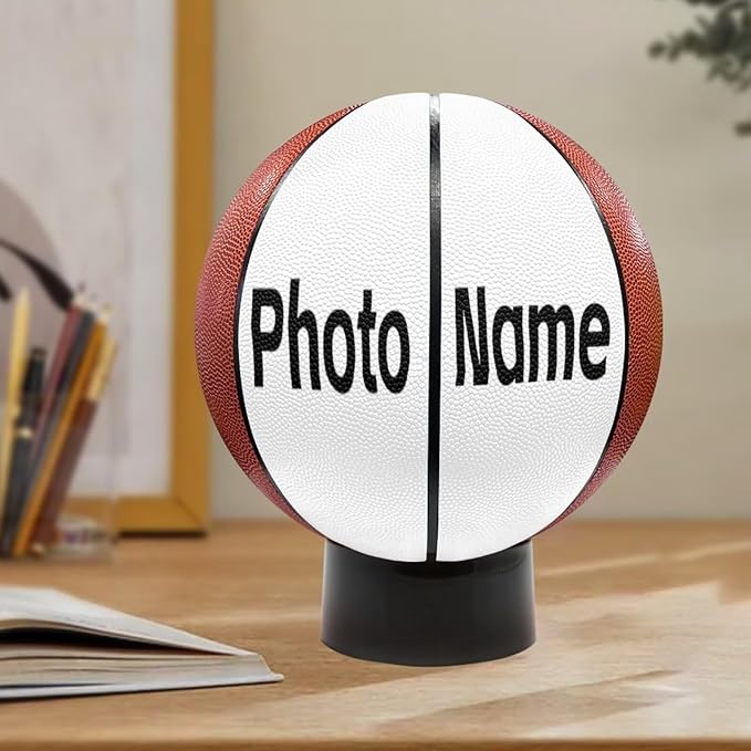 Personalized Basketball Leather Basketball Custom Basketball with Your Personalized Pictures Text Sports Equipment