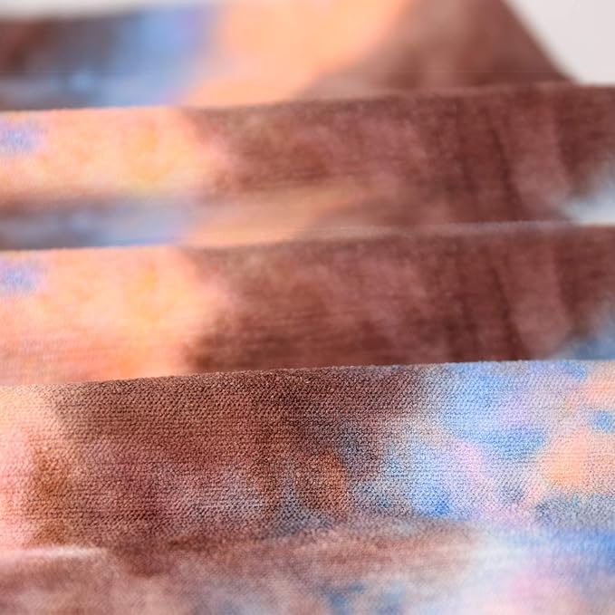 DREAM SLIM Non Slip Yoga Towel - Hot Yoga Towel with Non Slip Grip, Foldable, Skidless - Multicolor - Blue