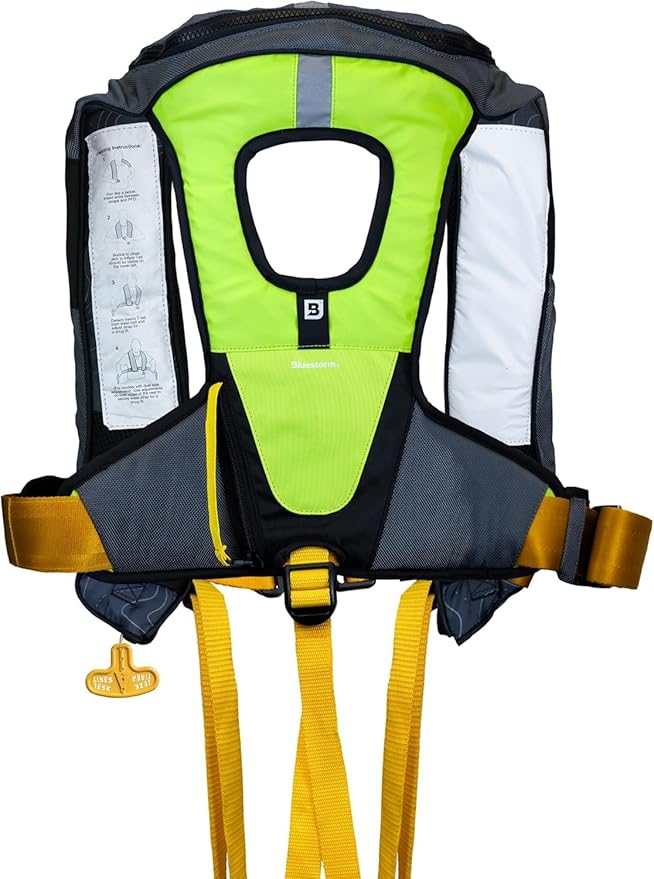 BLUESTORM Arcus 40 Automatic Inflatable PFD Life Jacket for Adults | US Coast Guard (USCG) Approved Life Vest