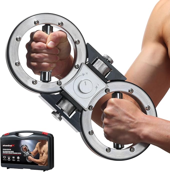 Rotator 4.0 Upper Body Strength Training System, Both Weight And Resistance Adjustable Spinning Burn Rotator Machine, Wt From 10 Lbs to 15 Lbs, Portable Training For Fitness, Combat and Rehab