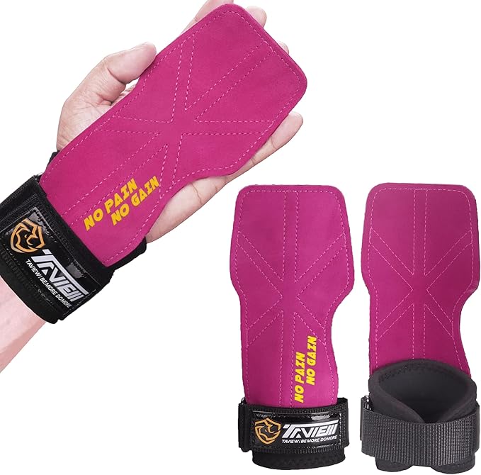 Wrist Straps for Weightlifting for Maximum Grip Support - Lifting Deadlift Strap & Weight Lifting Grips Gloves for Working Out Pull Up Deadlifting & Shrugs
