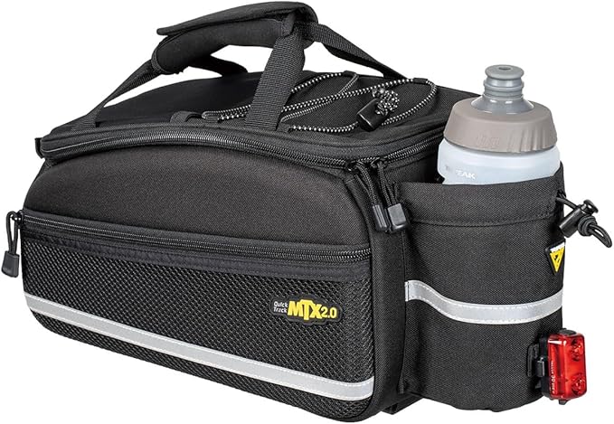 Topeak MTX TrunkBag - Rear Bicycle Bag - Spacious Storage and Easy Mounting