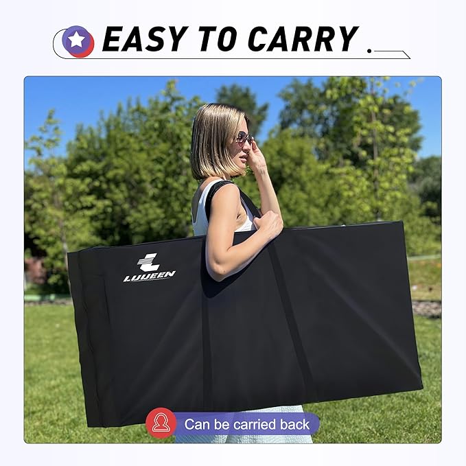 4x2 Ft Cornhole Boards Set, Premium Regulation Size Cornhole Boards with 8 All-Weather Bean Bags, Carrying Case and Scoreboard