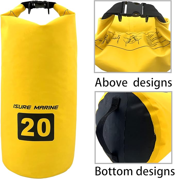 ISURE MARINE 2-in-1 PWC Sand Bag Anchor Adjustable Buoy for Small Boats, Power Watercrafts, Canoes and Kayaks