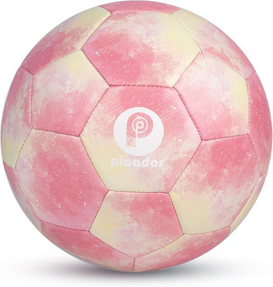 Size 4 Soccer Ball, Kids Soccer Balls for Girls Boys Youth Children Training Backyard School Indoor Outdoor Ball with Pump Gift