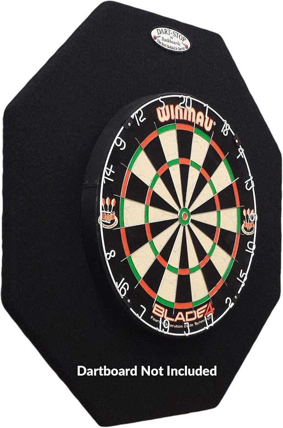 29 inch Professional Dart Board Backboard, Octagonal | Wall Protector | Dartboard Surround