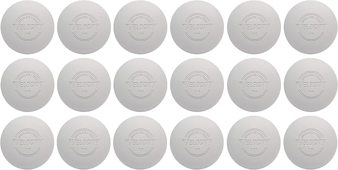 Velocity Lacrosse Balls - 1, 2, 3, 6, 12, 18, 24, 36, 60 and 120 Packs - for Practice, Official NFHS and College Approved Size