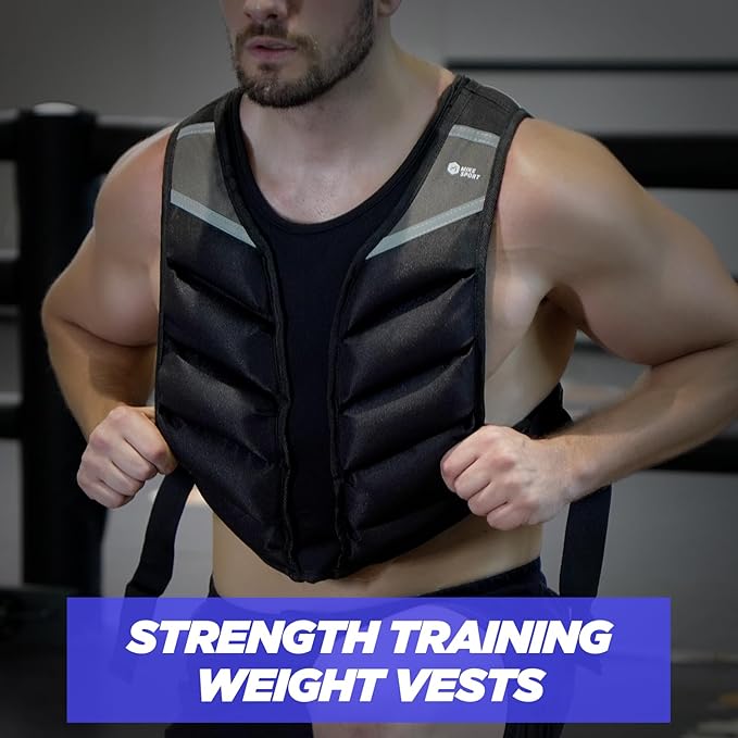 Weighted Vest,10lb/15lb/20lb Weight Vest with Reflective Stripe,Body Weight Vests for Men,Women Gym Home,Workout,Strength Training,Fitness,Running,Training