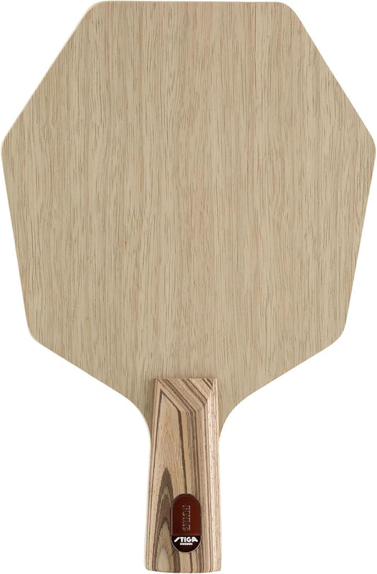 Stiga Pure Cybershape Table Tennis Blade, Wood Blade for Experienced Advanced Offensive Players, Competition Approved