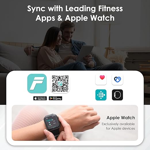 CLORIS Smart Scale for Body Weight Fat, Digital Bathroom Weighing Machine for Accurate BMI Muscle Mass Composition Health Analyzer with App Bluetooth