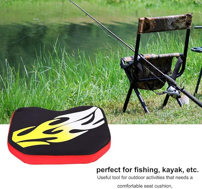 Kayak Seat Cushion Flotation Fishing Boat seat Cushion pad, Comfortable Thicken Kayak Canoe Seat Pad Cushion for Kayak Outdoor Fishing Camping, Ergonomic Non Slip Seat Cushions
