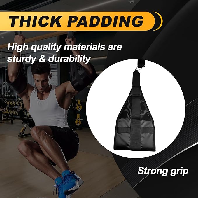 Ab Straps for Pull Up Bar: Hanging Ab Abdominal Sling Straps for Pull up Arm Workout Support for Knee and Leg Raises Training Gym & Home