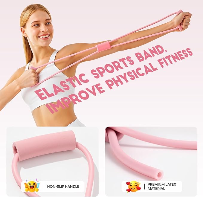 Pilates Ring Equipment Kit at Home, Resistance Bands and Exercise Ball for Women Workout Set, Pilates Rings 14 Inch Yoga Magic Circle Working Out, Pilates Equipment Essentials Kit Accessories