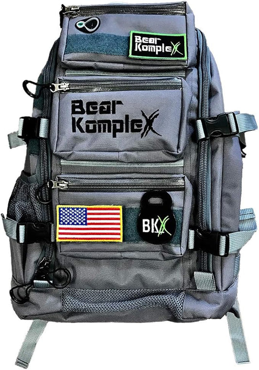 Bear KompleX Military Grade Tactical Backpack,1000 Denier Nylon, Water Repellent Coating, Multiple Storage Pockets, 50 L