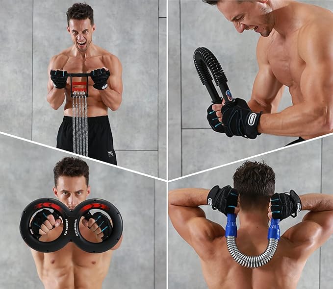 Workout Gloves, Gym Gloves for Men, Wrist Wraps Lifting Wrist Wraps Gloves for Working Out, Hand Out Gloves Fitness Gloves Full Palm Protection