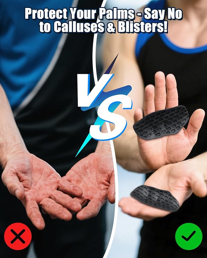 Versa Grips High Grip Silicone Workout Gloves for Men, Women, Fingerless Weight Lifting case for Pull-Ups, Deadlifts, Gym, Training Silicone Gloves Anti-Slip, Protection, Lightweight