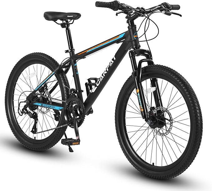24/26/27.5 Inch Wheels Mountain Bike Shimano 21 Speeds with Mechanical Disc Brakes Aluminum/High-Carbon Steel Frame Suspension MTB Bikes Mountain Bicycle for Adult & Teenagers