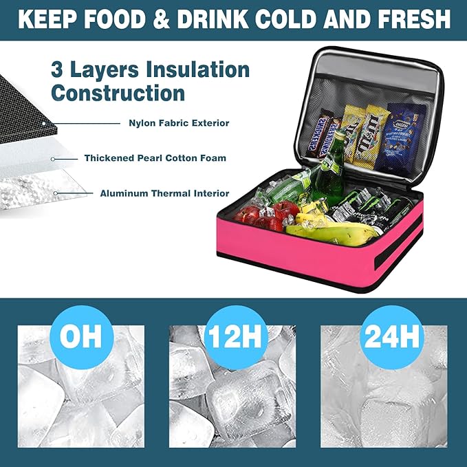 Paddle Board Cooler Bag, Waterproof Surf Sup Deck Cooler Bag Insulated Leakproof 10 Cans, Sup Paddle Board Accessories Bag for Stand Up Paddleboard and Kayak