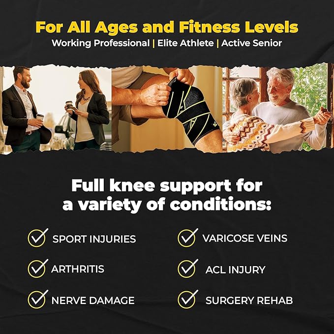 CopperJoint Pull On Knee Brace Women & Men Workout - Copper Infused Knee Sleeves for Men, Elastic Compression Knees Support Braces for Fitness, Volleyball, Basketball, Running, Sports