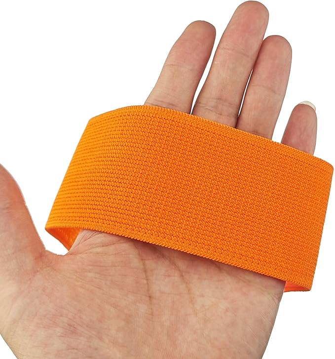 12 Pack 3 Legged Race Bands Colorful Firm Elastic Bands for Kids Adult Outdoor Fun (12)