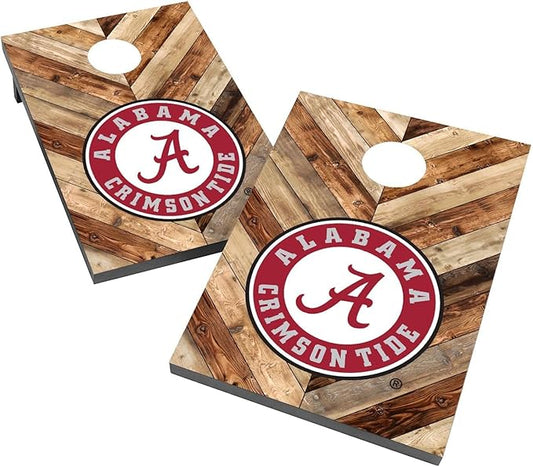 College Team Cornhole Boards, 2x4 Bag Toss Game Set, Officially Licensed Cornhole Game, Perfect for Tailgates
