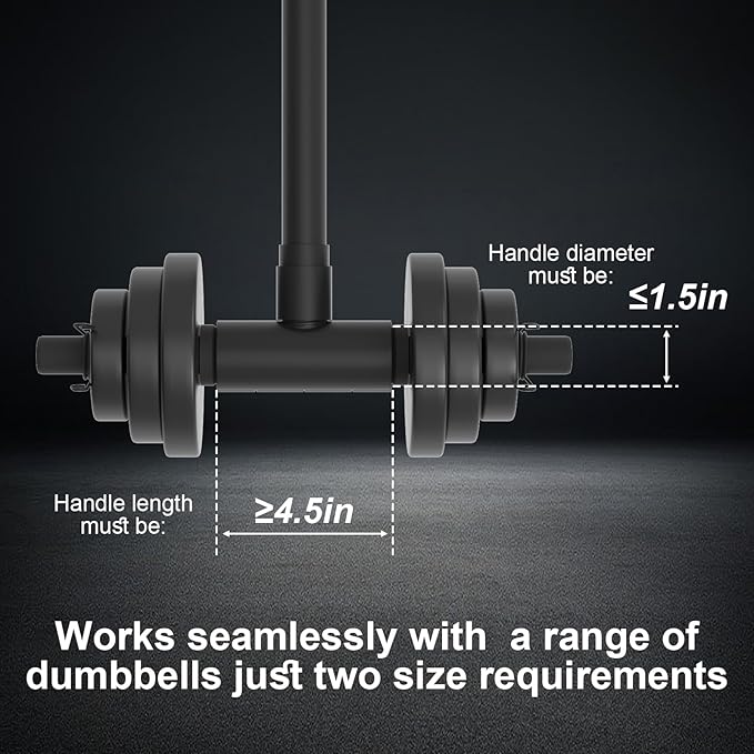 Dumbbell Converter for Strength Training-Convert Dumbbells to Mace Bell,Grip Steel Club,Revolve Steel Macebell,Woman&Man Full Body Workout,Stretching,Rehabilitation,Conditioning and Rotational Training