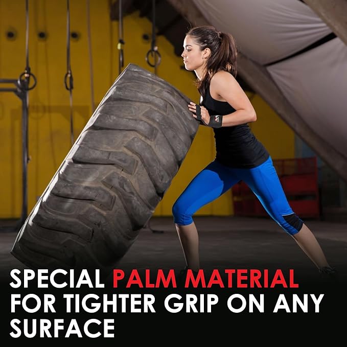 AYRO Workout Gloves for Men & Women – Ventilated Weight Lifting Gloves with Wrist Support - Gym Gloves for Men, Breathable Palm Padding, Non-Slip Grip – Ideal for Gym, Fitness, Cross Training