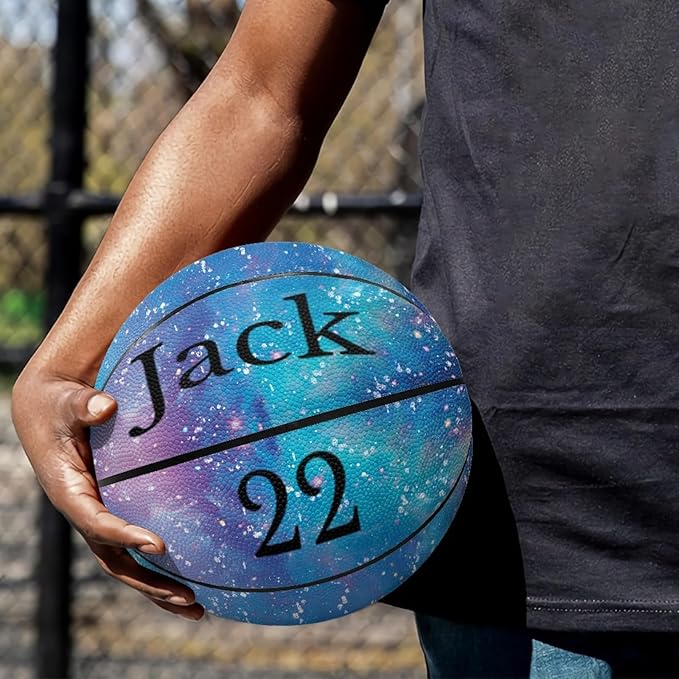 Personalized Basketball Leather Basketball Custom Basketball with Your Personalized Pictures Text Sports Equipment