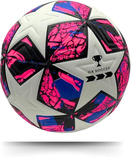 Soccer Ball Size 4. GX Soccer Champions Soccer Ball. Professional Grade PU Durable Material.