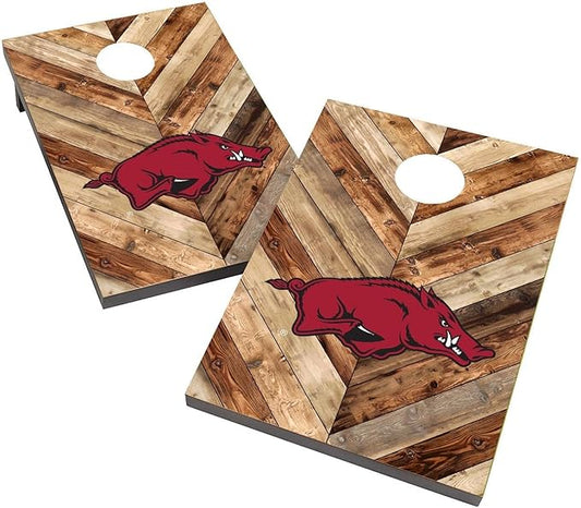 College Team Cornhole Boards, 2x4 Bag Toss Game Set, Officially Licensed Cornhole Game, Perfect for Tailgates