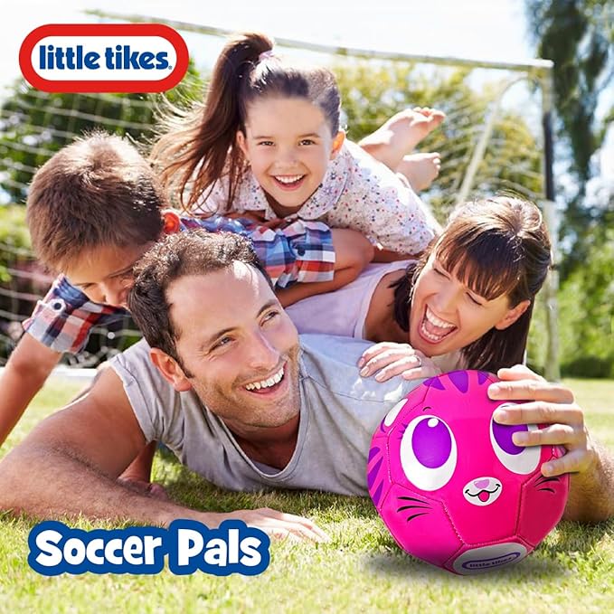 Little Tikes Kitty Soccer Ball – Soft, Lightweight Toddler Soccer Ball for Indoor & Outdoor Play – Designed for Ages 36+ Months