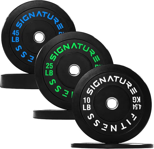 Olympic Bumper Plates Set, 2" Weight Plates for Strength Training & Weightlifting, Paris or Set or Set with Barbell, Multiple Options
