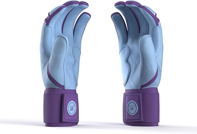 Drip & Rip Baller Series - Youth Batting Gloves + Adult Batting Gloves - for Softball and Baseball - Long Cuff Style for Men and Youth