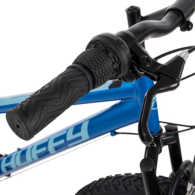 Huffy Stone Mountain Hardtail Mountain Bike for Boys/Girls/Men/Women, 20"/24"/26" Sizes, 6 or 21 Speed Shimano Twist Shifting, Front or Dual Suspension, Comfort Saddle, Sleek Colors