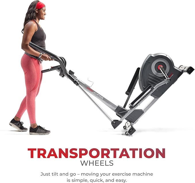 Sunny Health & Fitness Elite Interactive Series Exercise Elliptical with Exclusive Free SunnyFit App Enhanced Bluetooth Connectivity - SF-E320047