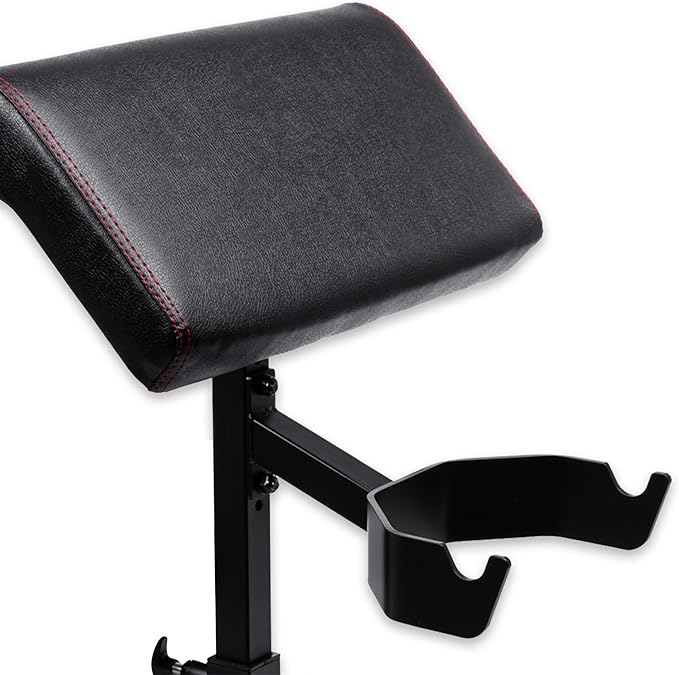 Inspire Fitness Preacher Curl Attachment – Bicep Curl Bench Attachment for SCS & FT1 Benches – Ideal for Hand Curl Exercises