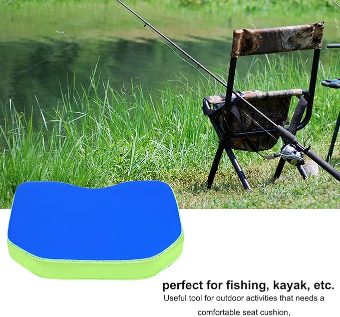 Kayak Seat Cushion Flotation Fishing Boat seat Cushion pad, Comfortable Thicken Kayak Canoe Seat Pad Cushion for Kayak Outdoor Fishing Camping, Ergonomic Non Slip Seat Cushions