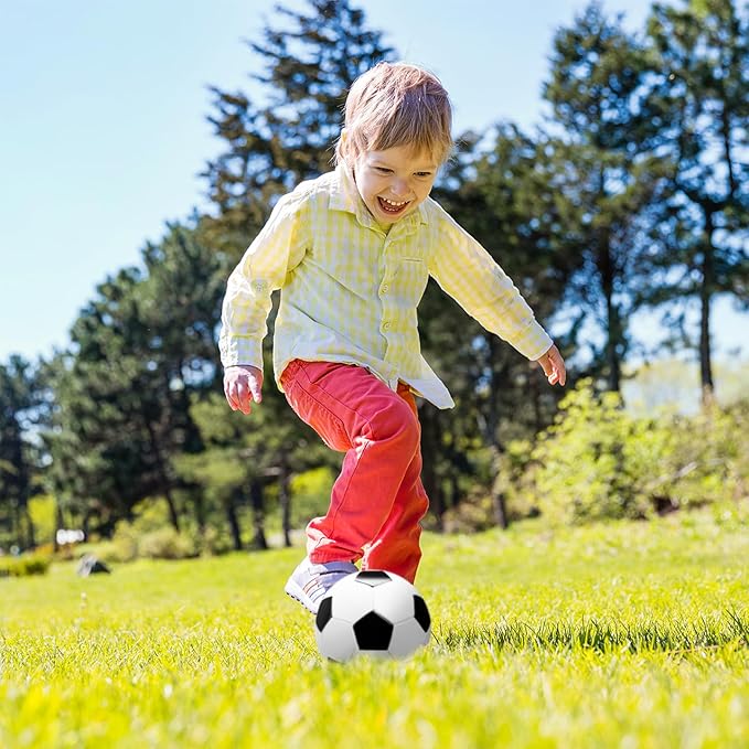U&C Planet Soccer Ball Size 2/3/4/5 for Toddler and Kids, 1 Pack 2 Pack Classic Cartoon Ball with Pump for Girls and Boys Age 1 and up, Indoor Outdoor Soccer Game Gift