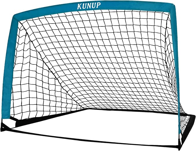 5×3 6x4 9x5 FT Portable Kids Soccer Goal for Backyard, Foldable Soccer Practice Net with Carrying Bag for Toddler Youth Adult Pop Up Soccer Training Equipment Indoor and Outdoor Sports Game