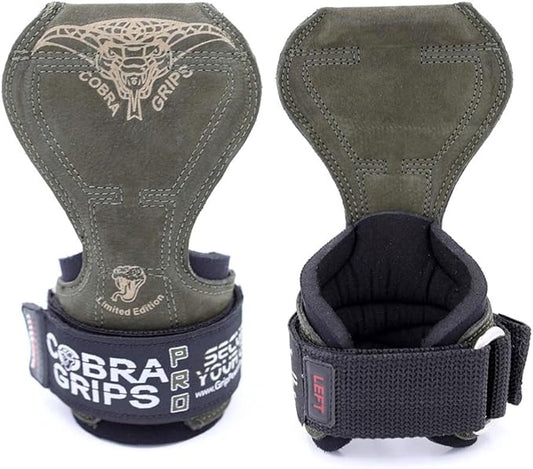 Cobra Grips PRO Weight Lifting Gloves Heavy Duty Straps Alternative Power Lifting Hooks for Deadlifts Adjustable Neoprene Padded Wrist Support Bodybuilding