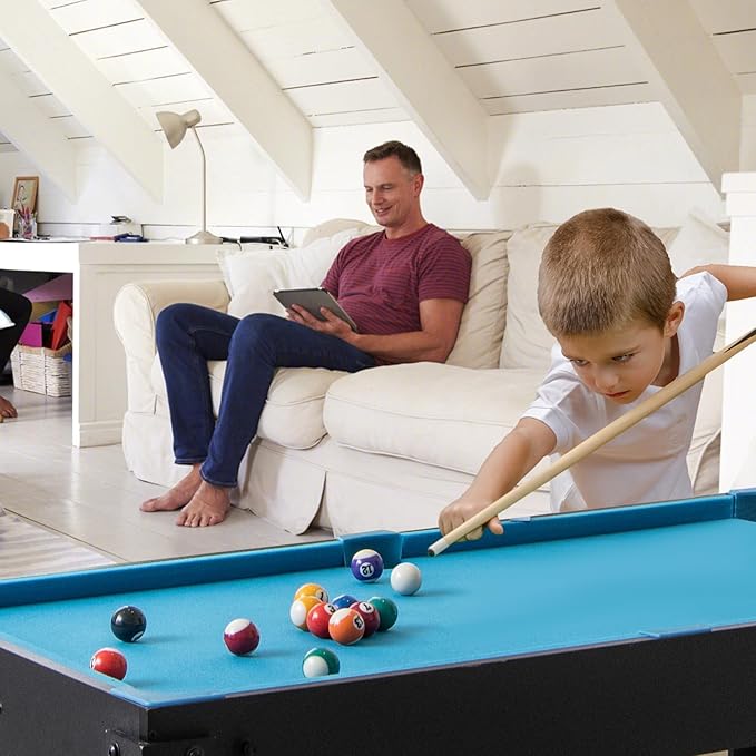 Giantex 14-in-1 Multi Game Table, Combination Game Tables with Foosball, Hockey, Basketball, Ping Pong, Pool, Chess, Bowling, Checkers, Shuffleboard, Combo Game Table Set for Adults Kids